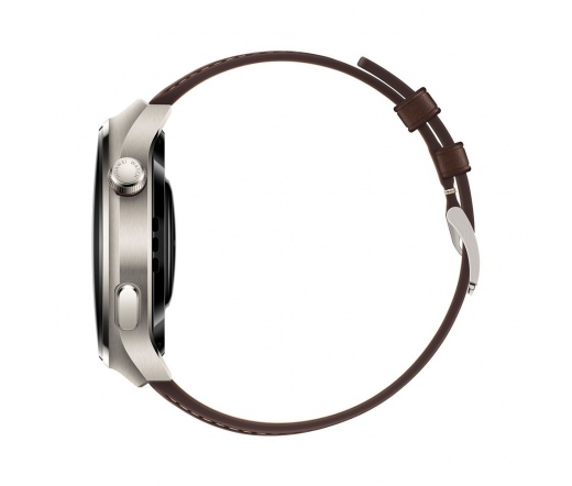 HUAWEI Watch 4 Pro - Dark Brown Leather Strap