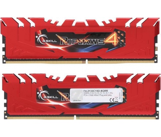 G.SKILL RipjawsZ DDR3 2133MHz CL11 16GB Kit2 (2x8GB) Intel XMP Red