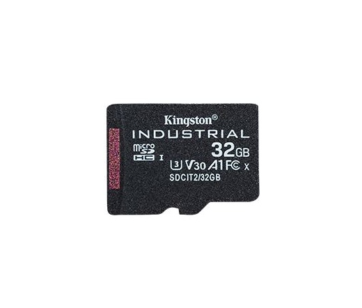 KINGSTON Industrial SDHC -40C to 85C C10 UHS-I U3 V30 A1 pSLC 32GB