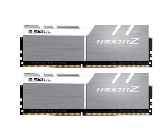 G.SKILL Trident Z DDR4 4000MHz CL18 16GB Kit2 (2x8GB) Intel XMP Silver/White