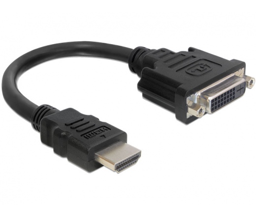 DELOCK Adapter HDMI male -> DVI 24+1 female 20 cm (65327)