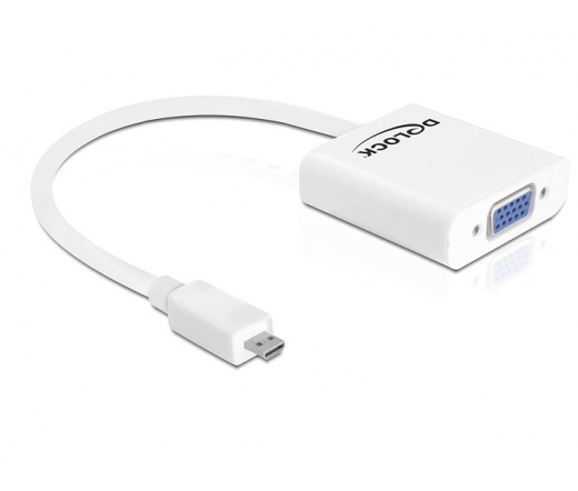 DELOCK Adapter HDMI-micro D male -> VGA female (65347)