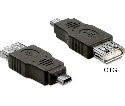 DELOCK Adapter USB mini male -> USB 2.0-A female OTG (65399)