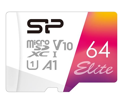 SILICON POWER memory card Elite Micro SDXC 64GB UHS-I A1 V10