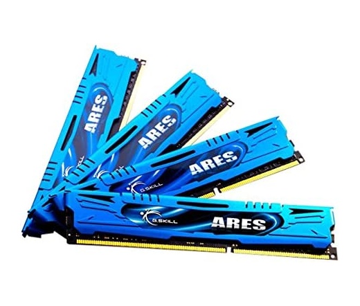 G.SKILL Ares DDR3 2400MHz CL11 32GB Kit4 (4x8GB) Intel XMP Blue