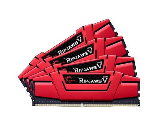 G.SKILL Ripjaws V DDR4 2666MHz CL15 32GB Kit4 (4x8GB) Intel XMP Red