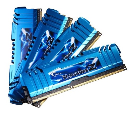 G.SKILL RipjawsZ DDR3 2400MHz CL11 32GB Kit4 (4x8GB) Intel XMP Blue