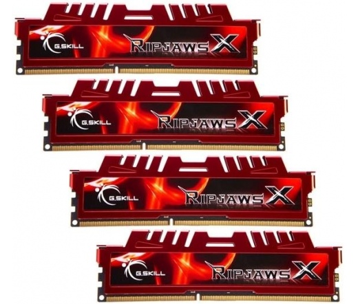 G.SKILL RipjawsX DDR3 1333MHz CL9 32GB Kit4 (4x8GB) Intel XMP Red