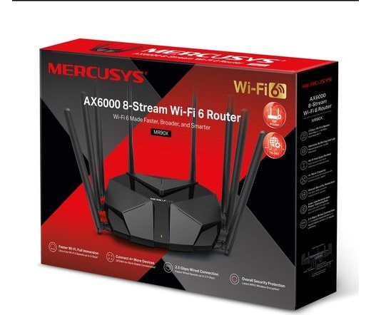 MERCUSYS MR90X AX6000 8-Stream Wi-Fi 6 Router