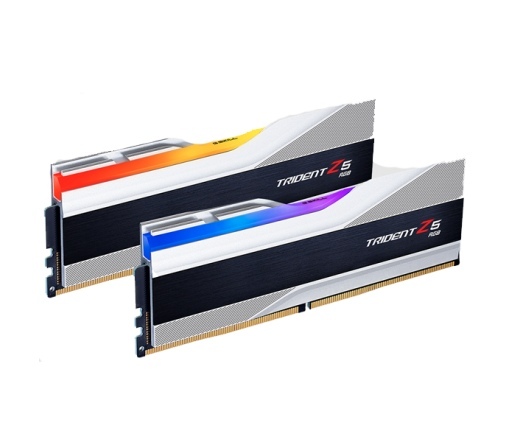 G.SKILL Trident Z5 RGB DDR5 5200MHz CL36 32GB Kit2 (2x16GB) Intel XMP Silver