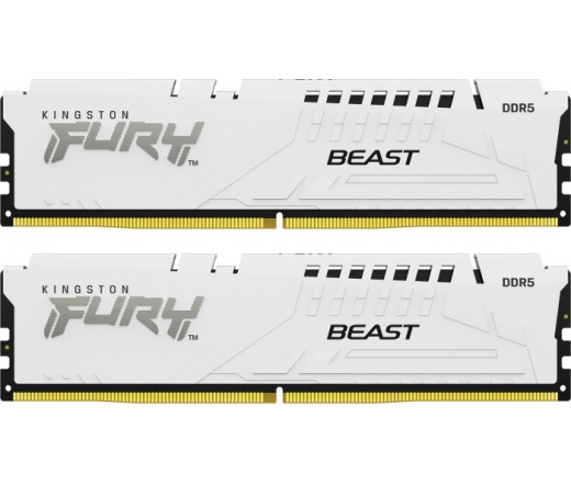 KINGSTON Fury Beast DDR5 5600MHz CL40 32GB Kit2 Intel XMP White