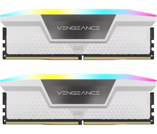 CORSAIR Vengeance RGB DDR5 6000MHz CL40 64GB Kit2 White