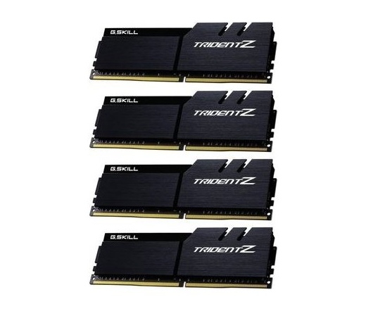 G.SKILL Trident Z DDR4 4133MHz CL19 32GB Kit4 (4x8GB) Intel XMP Black/Black