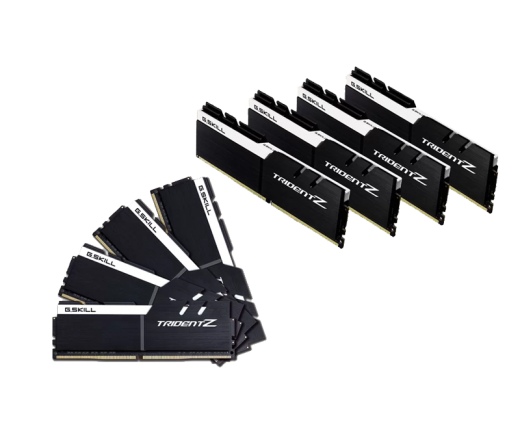 G.SKILL Trident Z DDR4 3200MHz CL16 64GB Kit8 (8x8GB) Intel XMP Black/White