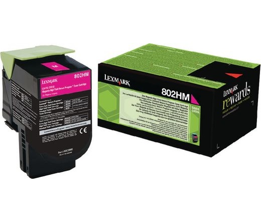 Toner Lexmark 802HM Magenta 3000old for CX310 Ret. Prog.