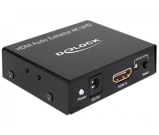 DELOCK Adapter HDMI sztereo / 5.1 elosztó 4K (62692)