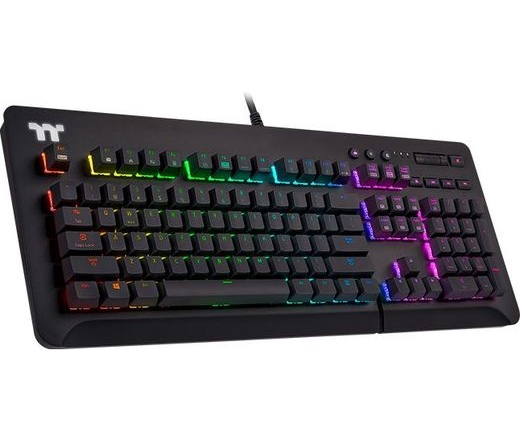 Thermaltake TT eSports Level 20 GT RGB (Cherry MX Blue) Mechanical Gaming Keyboard Black US