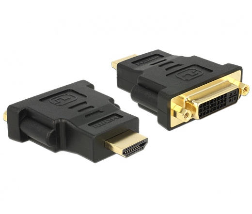 DELOCK Adapter HDMI male > DVI 24+5 pin female