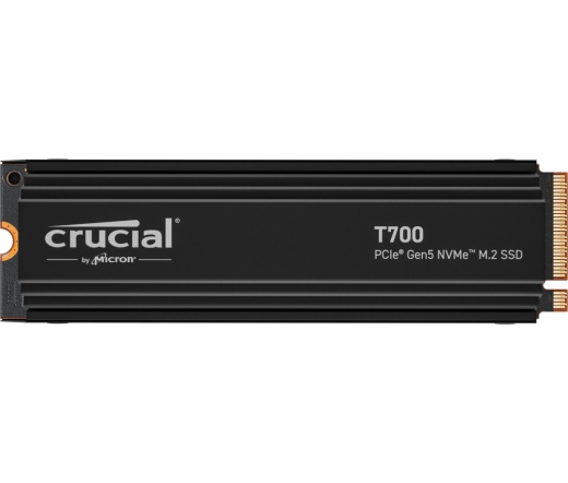 CRUCIAL T700 PCIe Gen5 NVMe M.2 SSD w/heatsink 4TB