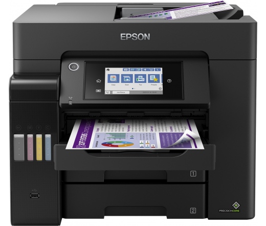 EPSON EcoTank L6570 (A4, MFP, színes, 4800x2400 DPI, 32 lap/perc, USB/LAN/Wifi)