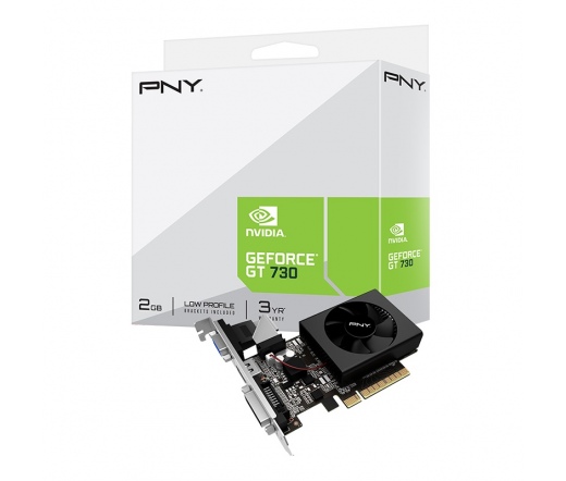 PNY GeForce GT 730 2GB Single Fan (Low Profile)