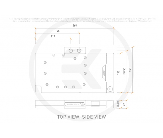 EK Water Blocks EK-Quantum Vector2 Strix/TUF RTX 4090 D-RGB - Nickel + Acryl