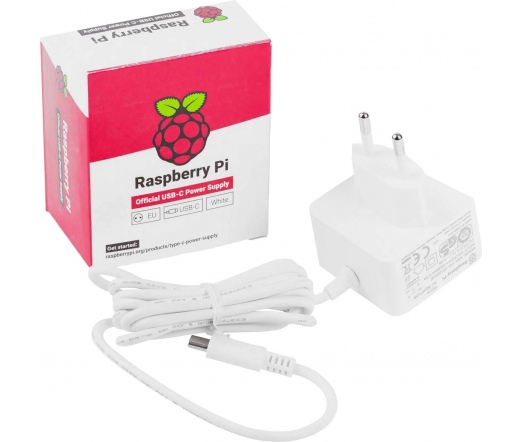 RASPBERRY Pi 4B 5,1V/3A 1,5M single-board desktop tápegység fehér