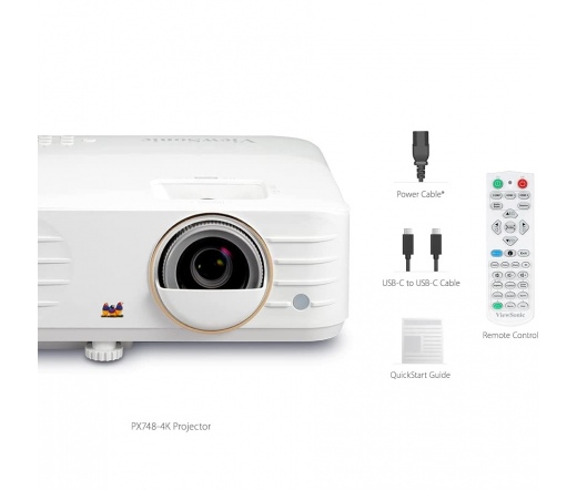 VIEWSONIC PX748-4K 4,000 ANSI Lumens 4K Home Projector