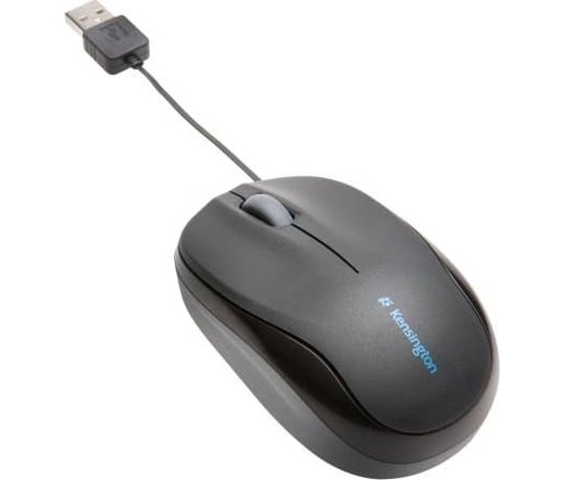 MOUSE KENSINGTON Pro Fit visszahúzható vezetékes egér - USB