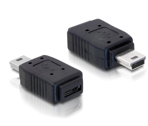 DELOCK Adapter USB mini male -> USB micro-A+B female (65155)