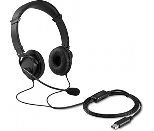 KENSINGTON Hi-Fi Headphones with Mic and Volume Control - USB