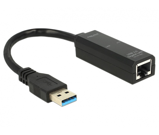 DELOCK Adapter USB 3.0 > Gigabit LAN 10/100/1000 Mb/s (62616)