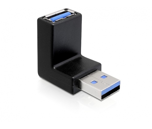 DELOCK Adapter USB 3.0 male-female angled 270° vertical