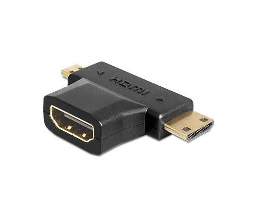 DELOCK Adapter HDMI-A female > HDMI-C + HDMI-D male