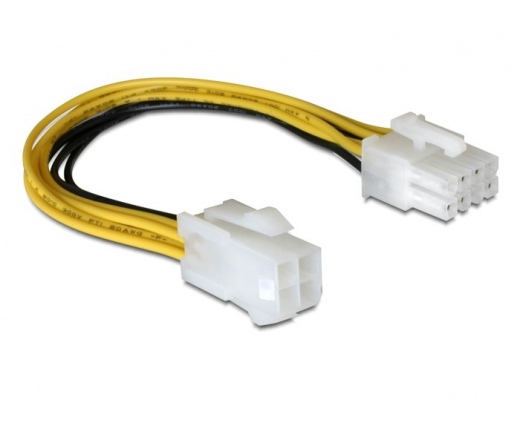 DELOCK Cable 8pin EPS male -> 4pin ATX/P4 female (82405)