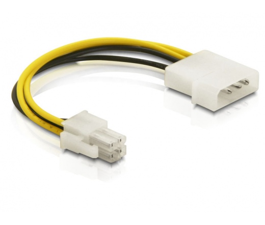 DELOCK Cable P4 male -> Molex 4pin male 15cm (82391)