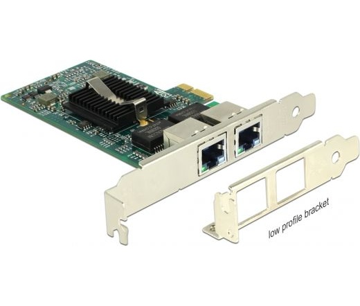 DELOCK PCI Express Card > 2x Gigabit LAN