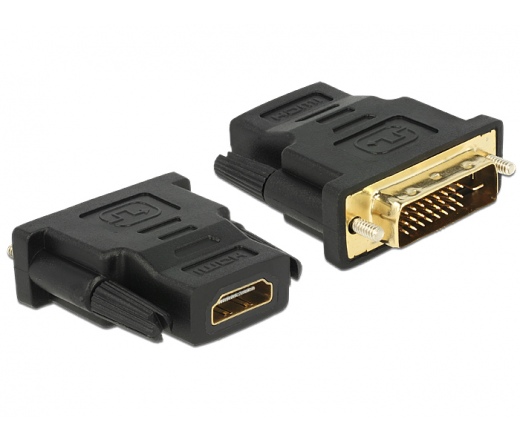 DELOCK Adapter DVI 24+1 pin male > HDMI female