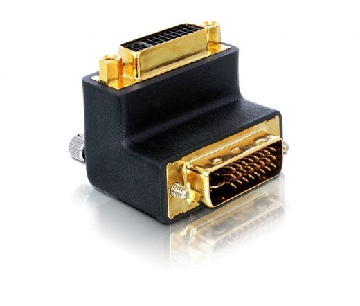 DELOCK Adapter DVI 29 male -> female right angled (65173)