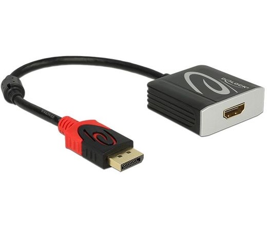 Delock Adapter Displayport 1.2 male > HDMI female 4K 60 Hz Passive black