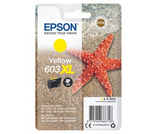 Patron Epson 603XL T03A4 Yellow