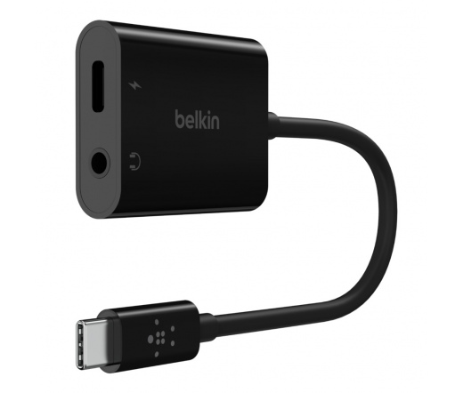 BELKIN RockStar 3.5mm Audio + USB-C Charge Adapter