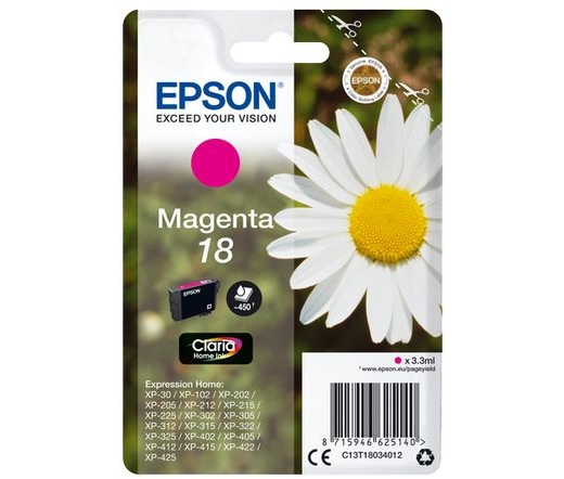 Patron Epson T180340 Magenta