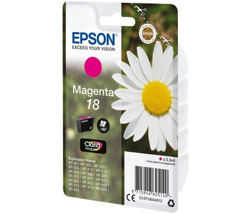 Patron Epson T180340 Magenta