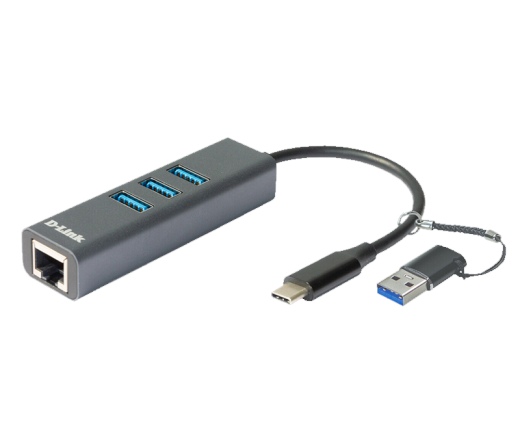 D-LINK USB-C/A to Gigabit Ethernet Network Adapter