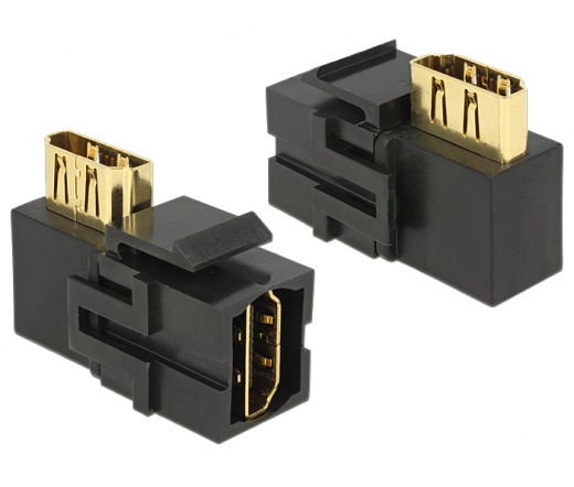 Delock Keystone Module HDMI female > HDMI female 250° with cable