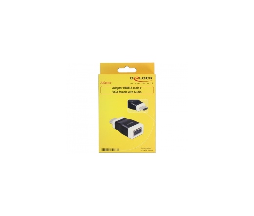 DELOCK Adapter HDMI-A male > VGA female with Audio (65586)