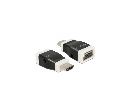 DELOCK Adapter HDMI-A male > VGA female with Audio (65586)