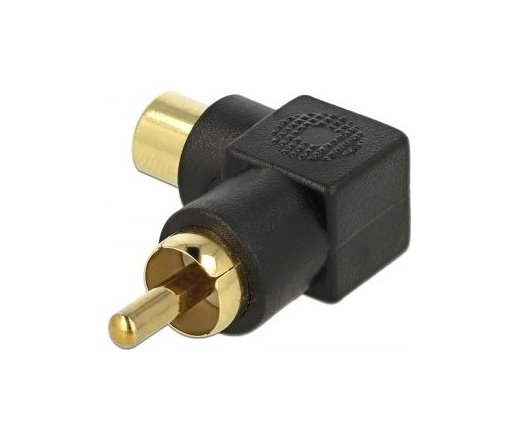 Delock RCA Adapter male to female angled