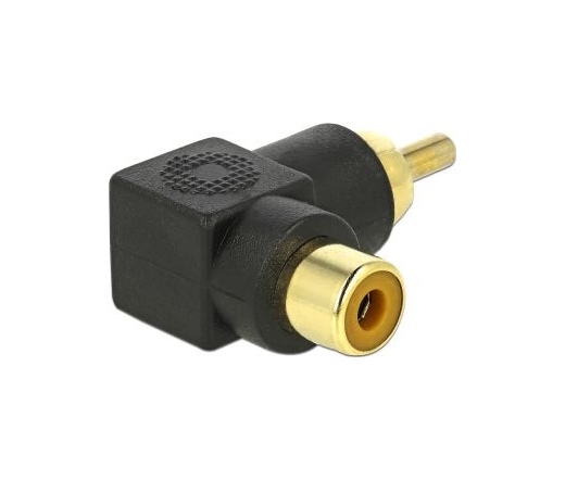 Delock RCA Adapter male to female angled